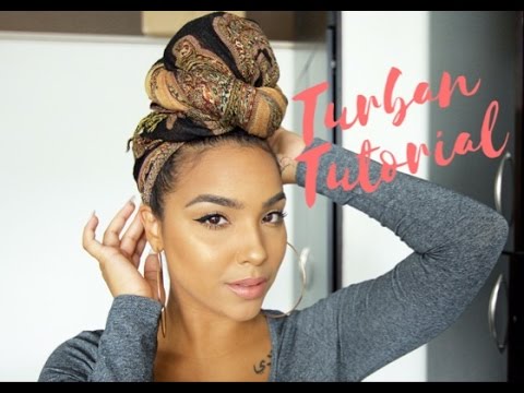 The EASIEST Headwrap/Turban Tutorial!