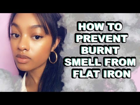 HOW TO Prevent Burnt Hair Smell | Heat Training Hair