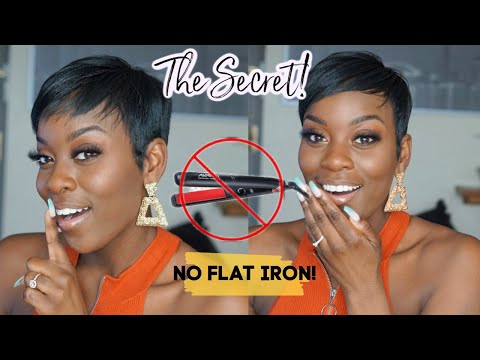MUST TRY!|THE QUICKEST WAY TO STYLE YOUR PIXIE!| Short Hair Tutorial!| Roxy Bennett