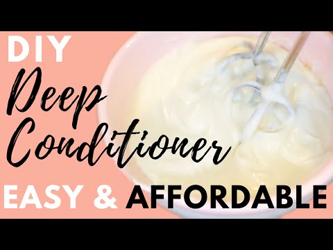 Easy &amp; Affordable DIY Moisturizing Deep Conditioner for Dry Hair