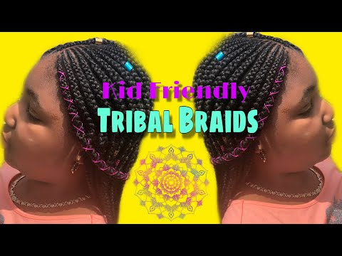 Little girls Tribal Braids