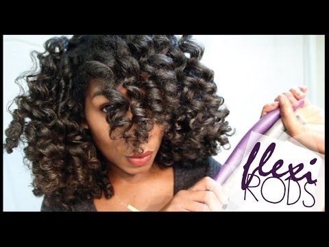 How To Cheat A Flexi Rod Set | EASY Technique Heatless Curls - Naptural85 Natural Hair