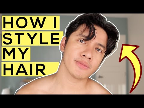 How I Style My Hair (Middle Part / Korean Hairstyle)