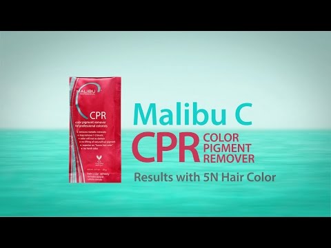CPR Color Pigment Reducer Results with 5N Hair Color