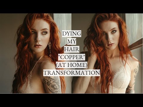 HAIR TRANSFORMATION || HOW TO: Dye Your Hair Copper At Home!