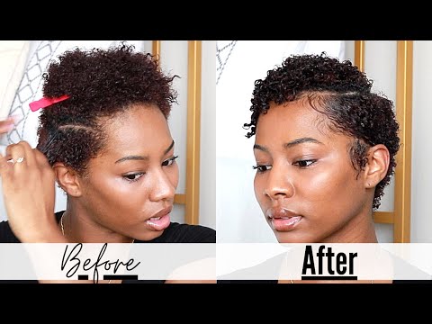 TWA Wash &amp; Go | How I Style My TWA | Super Defined, Easy and Quick | Ro Edition