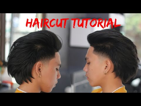 tagalog/haircut Tutorial /MULLET #MULLET #FADE