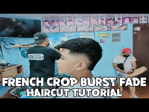 FRENCH CROP BURST FADE HAIRCUT TUTORIAL