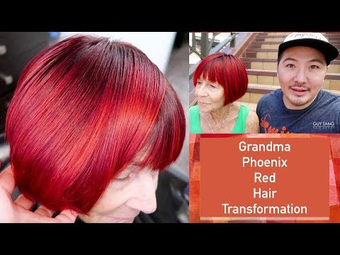 Grandma Phoenix Red Hair Transformation