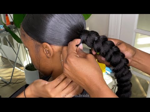 Braided Sleek Ponytail