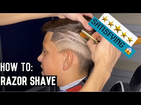 RAZOR FADE W/ DESIGN | Barber Tutorial