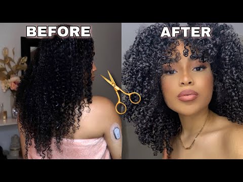 DIY CURLY CUT | RËZO CUT | HOW TO CUT YOUR CURLY HAIR AT HOME | CUTTING CURLY HAIR FOR MORE VOLUME