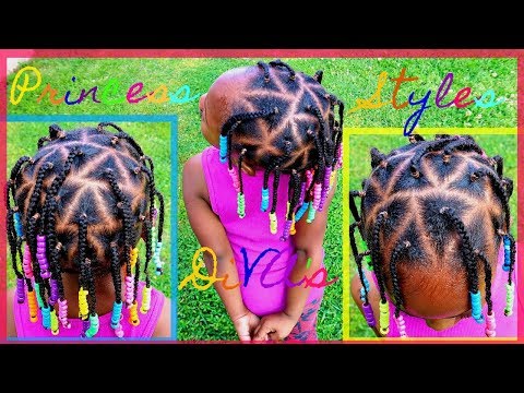 Triangle Single Braids | Children's Natural Hair Care