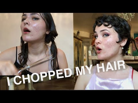 DIY PIXIE CUT (I CUT MY HAIR!!!)