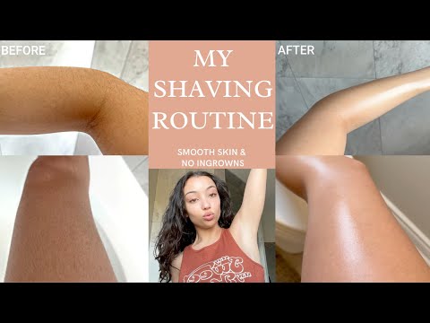 MY SHAVING ROUTINE | full body | tips for smooth skin &amp; no ingrowns