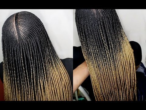 HOW TO: DO MICRO BOX BRAIDS WITH CORNROWS (Step By Step)