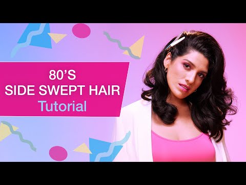 80’s Inspired Modern Side Swept Hair Tutorial | Kenra Professional