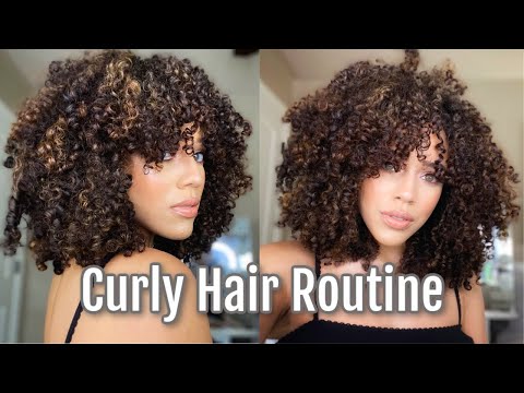 CURRENT CURLY HAIR ROUTINE 2020 | WASH N GO | 3B/3C CURLS | TIARA ANALYSE