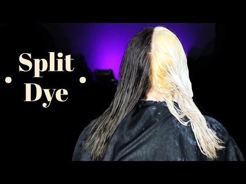 Brown &amp; Blonde Split Dye!