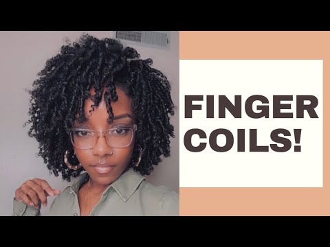 How To | Finger Coils On Natural Hair