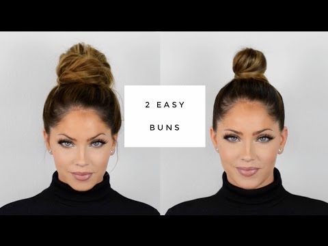 OLIVIA PIERSON Hair Tutorial | Two quick &amp; easy buns