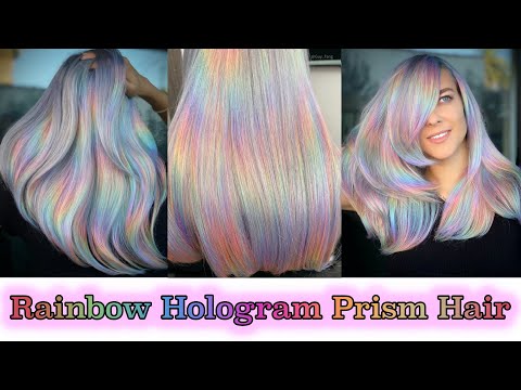 RAINBOW HOLOGRAM PRISM HAIR