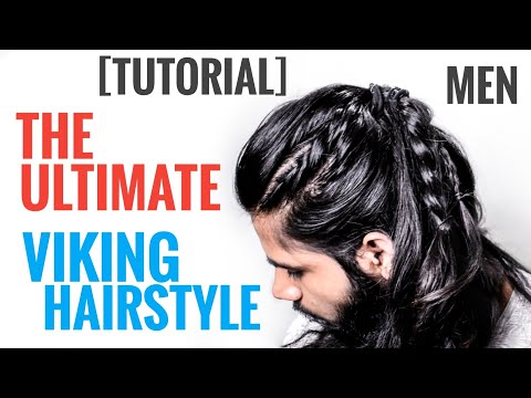 TRY THIS LONG BRAIDED VIKING HAIRSTYLE FOR MEN | TUTORIAL | INDIA