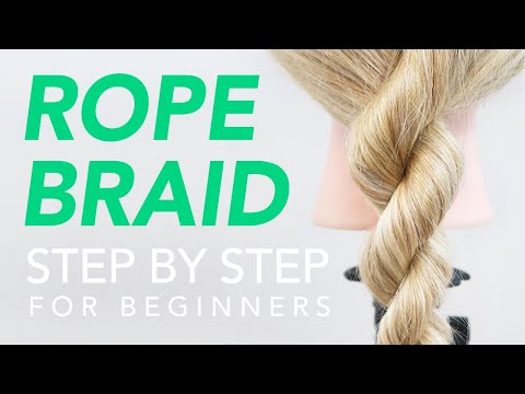 How To Rope Braid Step by Step For Beginners | EverydayHairInspiration