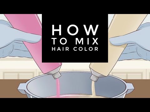 How to Mix Hair Color.