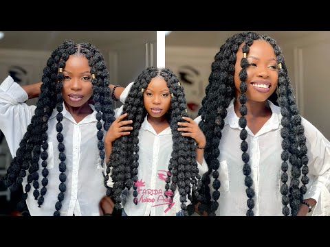 NEW🔥🔥 How to make PERFECT BUBBLE BRAIDS ❌Rubbermethod Must watch👆👆/JINSI YA KUSUKA NYWELE MPYA🥰