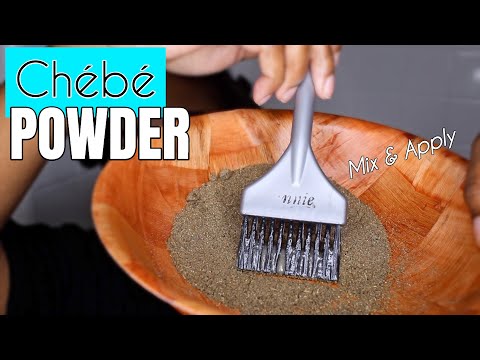 Chebe Powder the Traditional Way | How to Mix &amp; Apply for Length Retention | [HIGHLY REQUESTED]