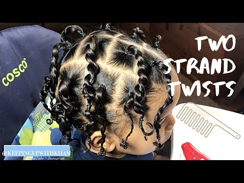 TODDLER BOY HAIRSTYLES 05 | TWO STRAND TWISTS | #TODDLERHAIRSTYLES #BOYHAIRSTYLES #PROTECTIVESTYLES