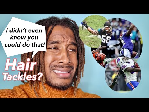 NFL Hair Tackles | Tackling By Grabbing Dreadlocks?!