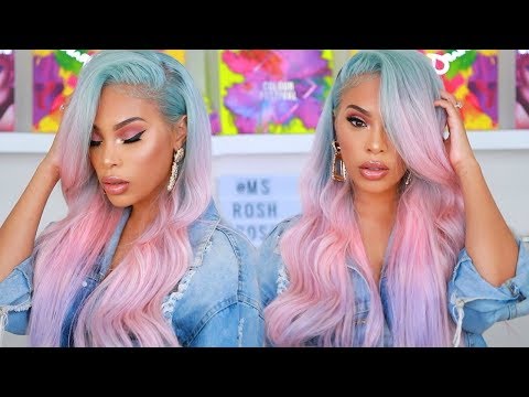 EASY WATER COLOR OMBRE HAIR | COTTON CANDY PASTEL HAIR