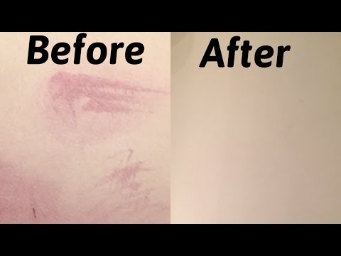 HOW TO REMOVE THE TOUGHEST STAINS ON YOUR WHITE COUNTER - HAIR DYE - AMAZING RESULTS !!!