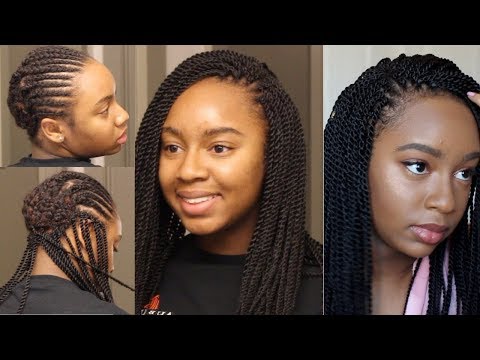 Crochet Senegalese Twists never looked this GOOD!! | ft. Samsbeauty | EASYYY