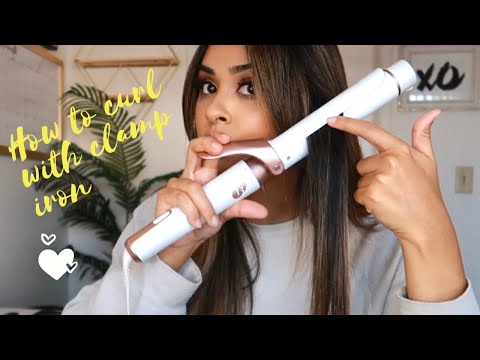 HOW TO CURL YOUR HAIR WITH A CLAMP CURLING IRON: Curling 101