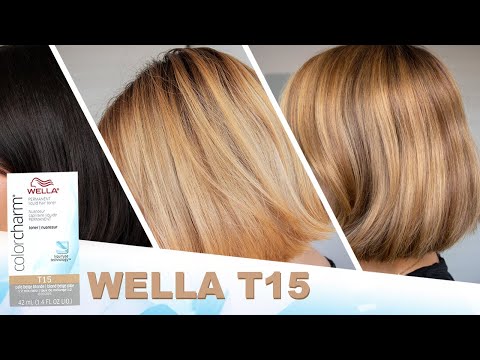 Brunette to Blonde: Wella T15 Toner on Bleached Hair