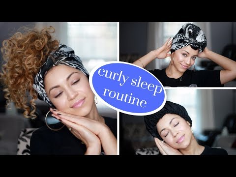 My Curly Hair Sleep Routine | Preserve Curls Overnight!