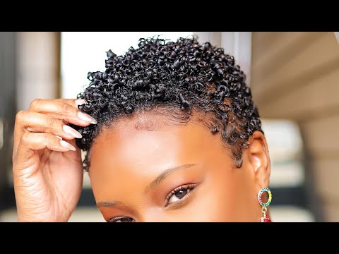 HOW TO: Cheap and Easy WASH N GO Tutorial For POPPIN Curls on SHORT HAIR