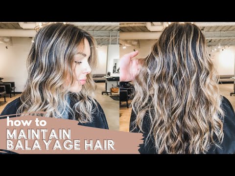 HOW TO MAINTAIN BALAYAGE HAIR | Favorite Products &amp; Mini Hair Transformation | THEGLOWINGMETHOD