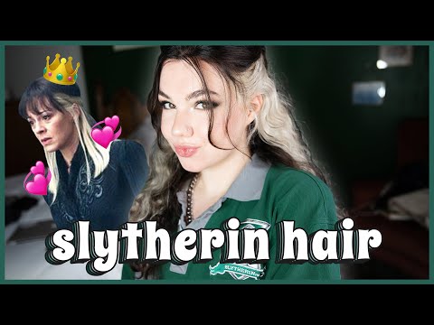 how to dye your hair like narcissa malfoy | dark brown to silvery white streaks