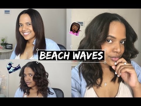 How To: Beach Wave Curls | Natural Hair