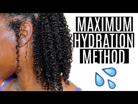 MAXIMUM HYDRATION METHOD | MY CURLS ARE JUICYYYYY