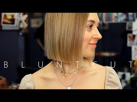 ✂️ Perfect Blunt Bob Haircut. tutorial