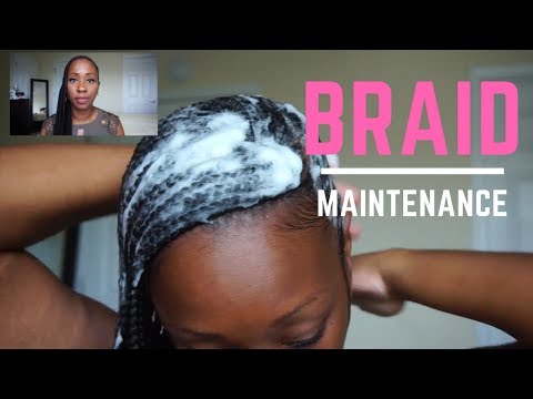 HOW I MAINTAIN MY BRAIDS &amp; REDUCE FRIZZ (EASY TIPS)