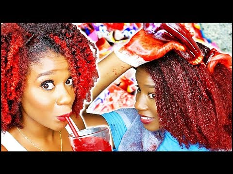 I Made REAL HAIR DYE from Kool Aid!! *not clickbait!!*