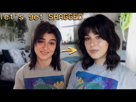 how to *easily* achieve a shag hairstyle.