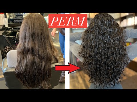 I GOT A CURLY PERM👩🏻‍🦱 (Before &amp; After, 3months Post Perm, Q&amp;A) #hairperm