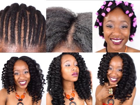 Knotless Marley Hair Crochet Braids Tutorial | Perfect 2 Way Invisible Part (Beginner Friendly)